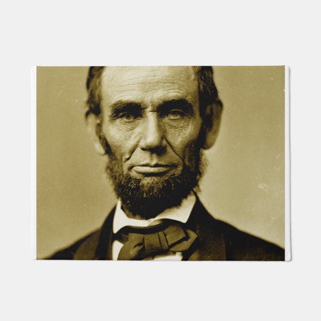Abraham Lincoln 16. US-Präsident Fußmatte (Vorderseite)