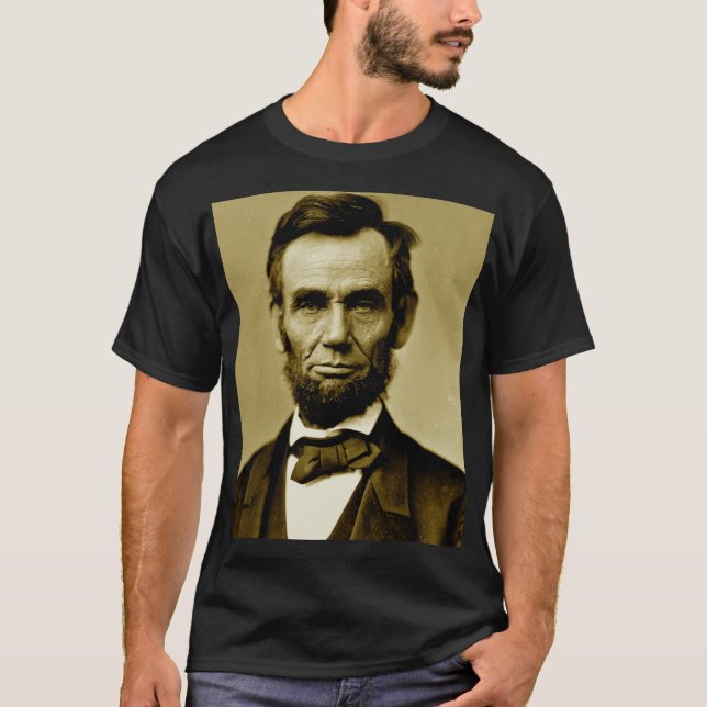 Abraham Lincoln 16. US-Präsident T-Shirt (Vorderseite)