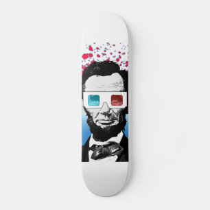 Abraham Lincoln - 3D Skateboard