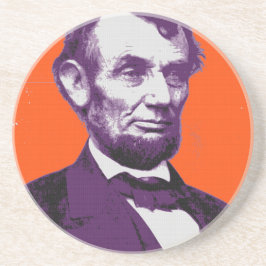 Abraham Lincoln alt Getränkeuntersetzer