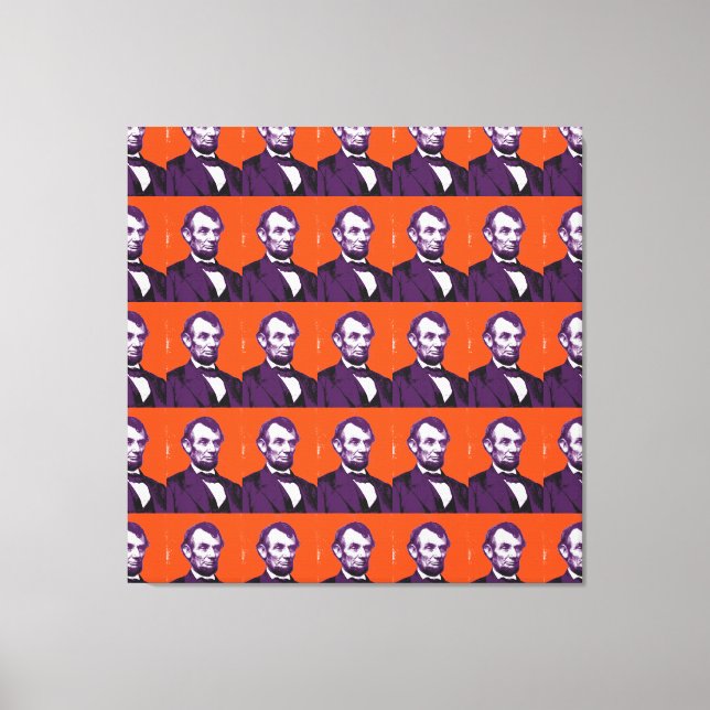 Abraham Lincoln alt Leinwanddruck (Vorderseite)