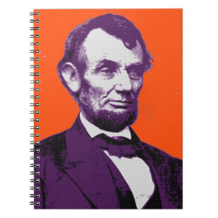 Abraham Lincoln alt Notizblock