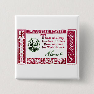 Abraham Lincoln-Amerikaner-Kredo 1960 Button