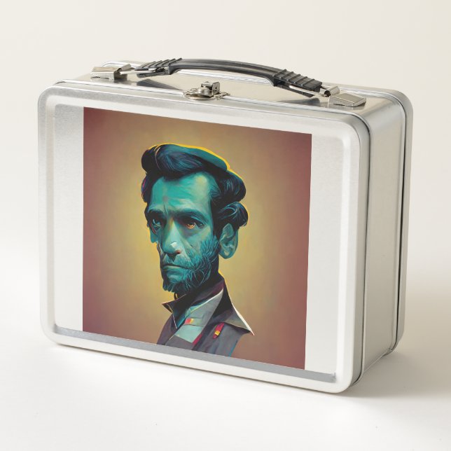 Abraham Lincoln, Android Metall Brotdose (Vorderseite)