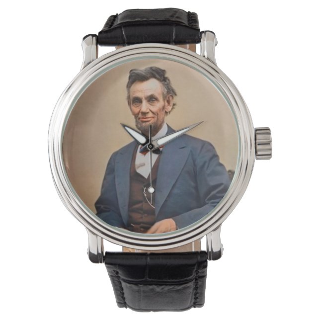 Abraham Lincoln Armbanduhr (Vorderseite)