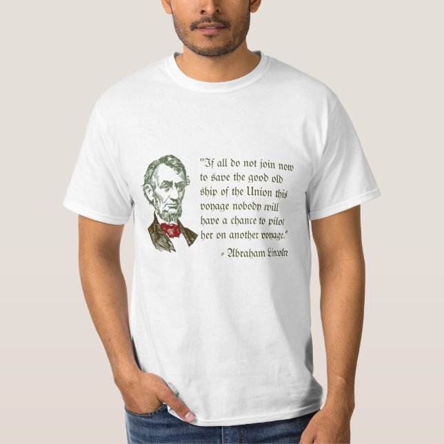 Abraham Lincoln auf Freiheits-T - Shirt (Vorderseite)