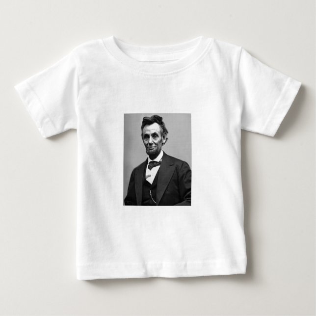 Abraham Lincoln Baby T-shirt (Vorderseite)