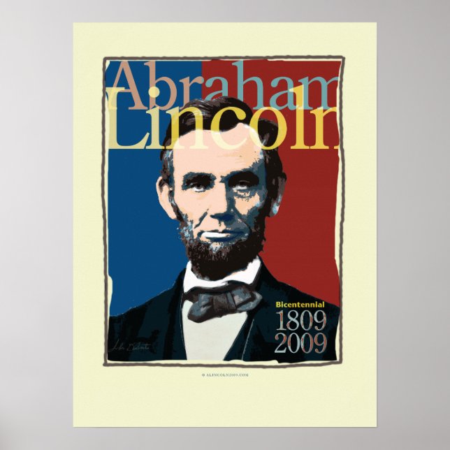 Abraham Lincoln Bicentennial Poster (Vorne)