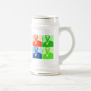 Abraham Lincoln Bierglas
