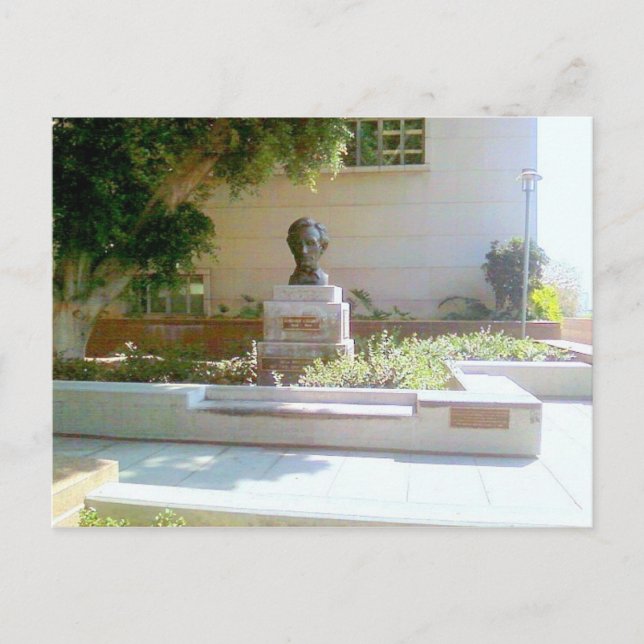 Abraham Lincoln Bust Postkarte (Vorderseite)
