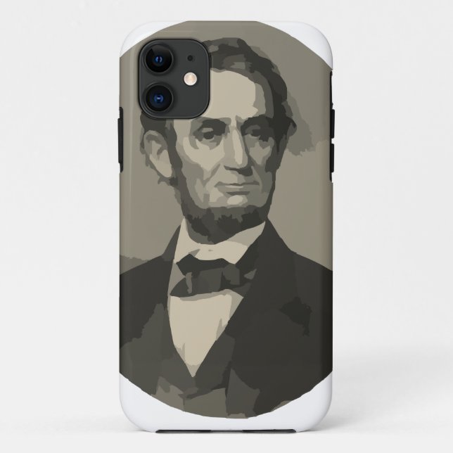 abraham lincoln Case-Mate iPhone hülle (Rückseite)