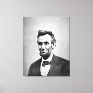 ABRAHAM LINCOLN Daguereotype von Alexander Gardner Leinwanddruck