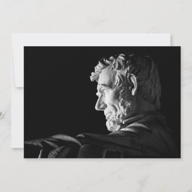 Abraham Lincoln Einladung (Vorderseite)