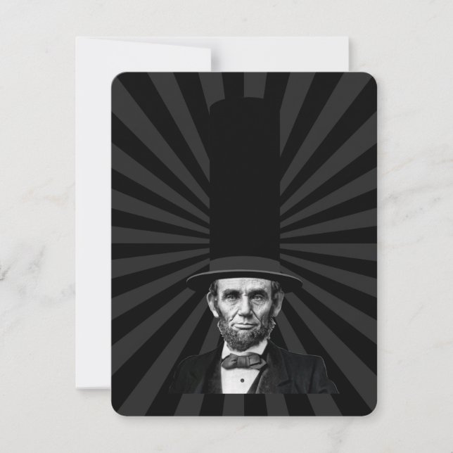 Abraham Lincoln Erklärung zur Präsidentschaftswahl (Vorderseite)