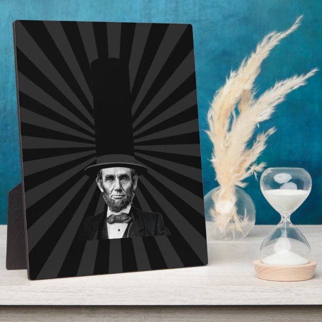 Abraham Lincoln Erklärung zur Präsidentschaftswahl Fotoplatte (Seite)