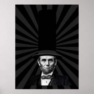 Abraham Lincoln Erklärung zur Präsidentschaftswahl Poster
