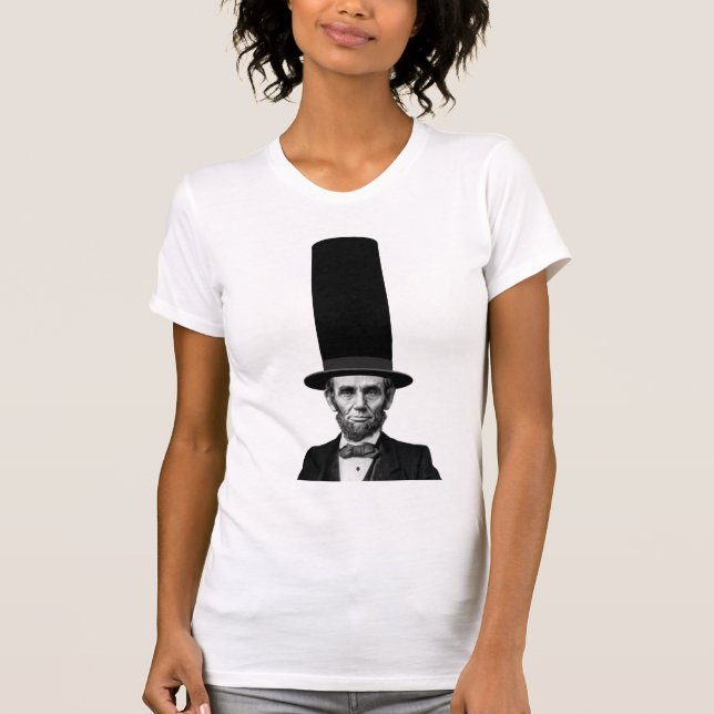 Abraham Lincoln Erklärung zur Präsidentschaftswahl T-Shirt (Vorderseite)