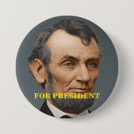 Abraham Lincoln für Präsident Button