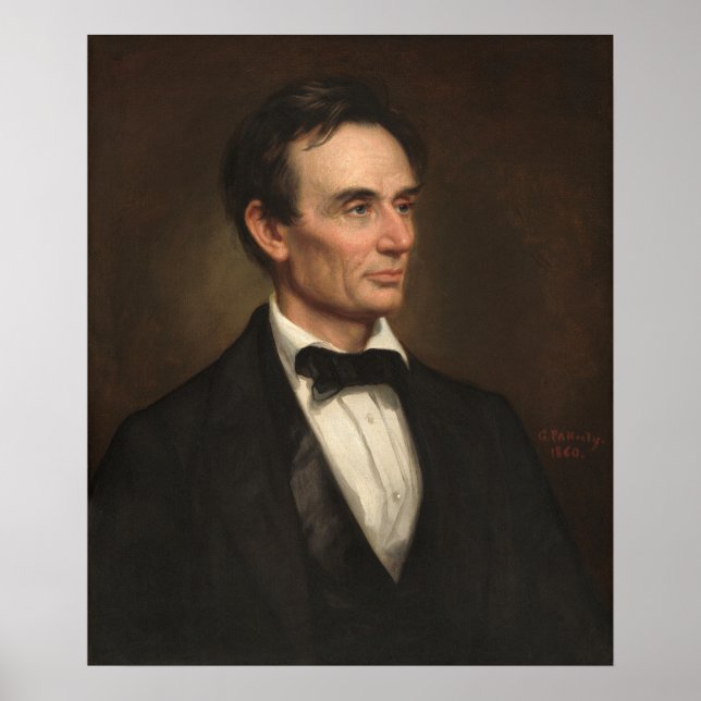 Abraham Lincoln - George Healy Fine Art Poster (Vorne)