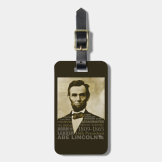 Abraham Lincoln Gepäckanhänger