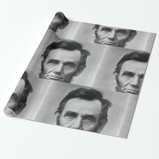 Abraham Lincoln Geschenkpapier (Ungerollt)