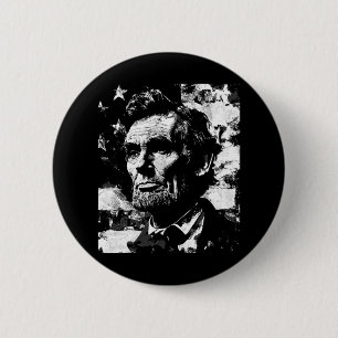 Abraham Lincoln Geschichtslehrer Präsident 4. J Button