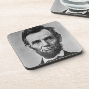Abraham Lincoln Getränkeuntersetzer