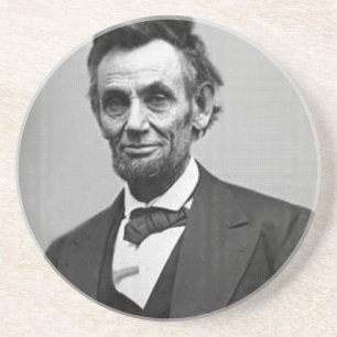 Abraham Lincoln Getränkeuntersetzer