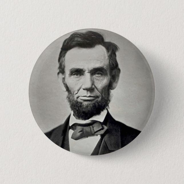 Abraham Lincoln Gettysburg Portrait Button (Vorderseite)
