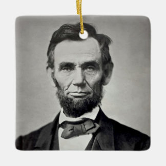 Abraham Lincoln Gettysburg Portrait Keramikornament