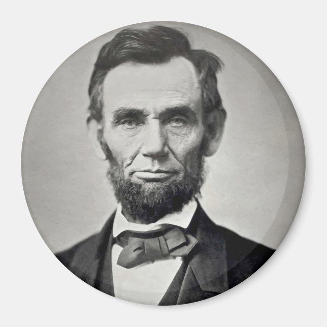 Abraham Lincoln Gettysburg Portrait Magnet (Vorne)