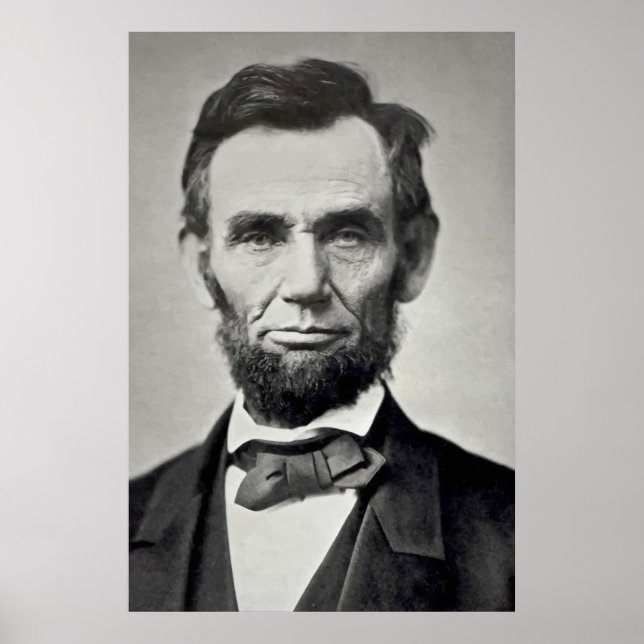 Abraham Lincoln Gettysburg Portrait Poster (Vorne)
