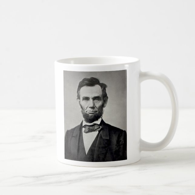 Abraham Lincoln Gettysburg Portrait Tasse (Rechts)
