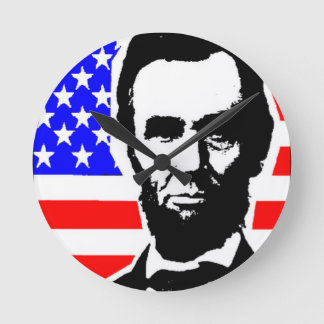 ABRAHAM LINCOLN-GEWERKSCHAFT RUNDE WANDUHR