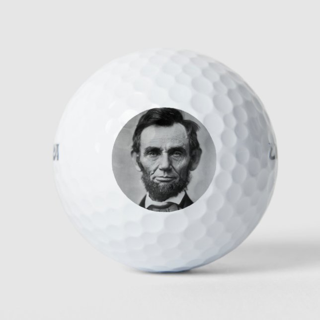 Abraham Lincoln Golfball (Vorderseite)