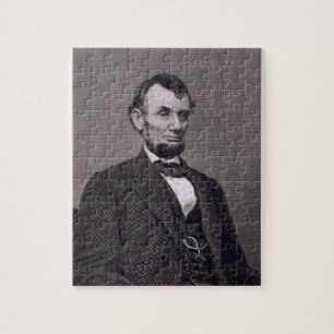 Abraham Lincoln, graviert von einer Fotografie Puzzle
