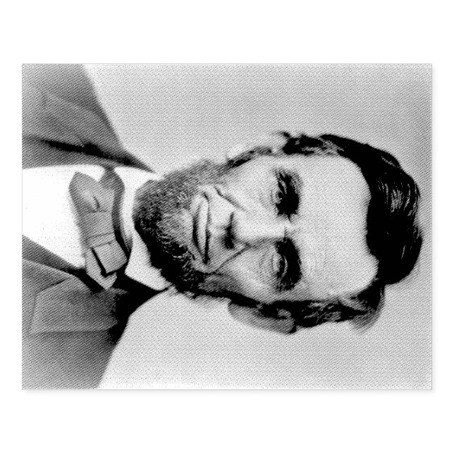 Abraham Lincoln Gummistempel (Prägung)