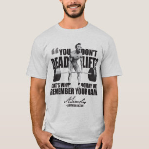Abraham Lincoln Gym Spaß - Aufzug T-Shirt