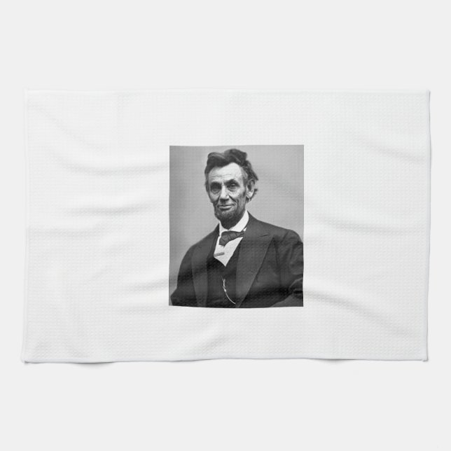 Abraham Lincoln Handtuch (Horizontal)
