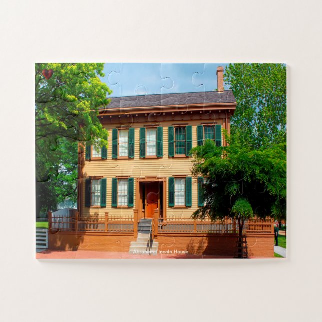 Abraham Lincoln House Puzzle (Horizontal)