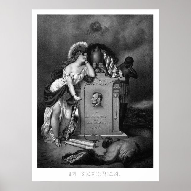 Abraham Lincoln — in Memoriam Poster (Vorne)