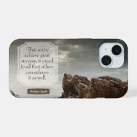 Abraham Lincoln Inspiration Zitat "Erfolg"