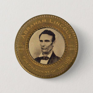 Abraham Lincoln-Kampagnen-Knopf Button