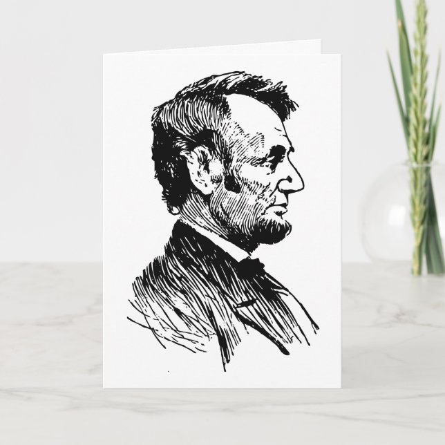 Abraham Lincoln Karte (Vorderseite)