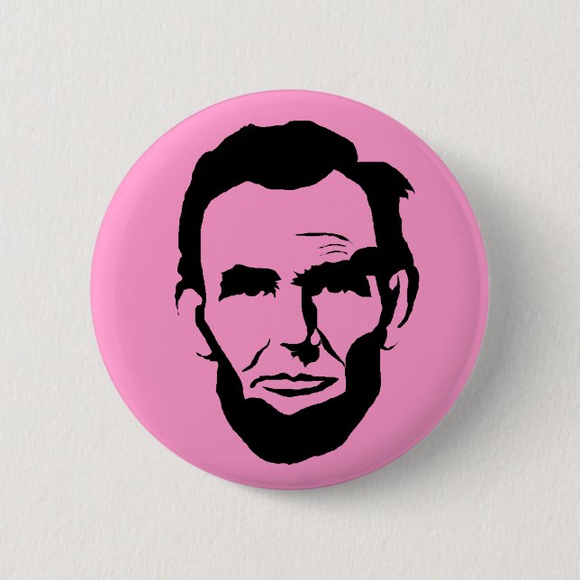 Abraham Lincoln-Knopf Button (Vorderseite)