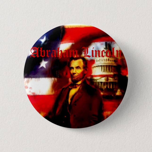 Abraham Lincoln-Knopf Button (Vorderseite)