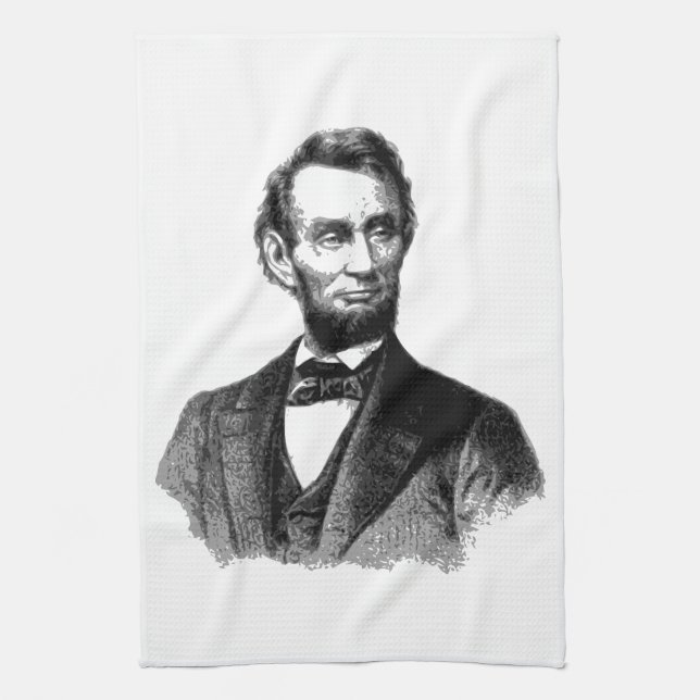 Abraham Lincoln Küchentuch (Vertikal)