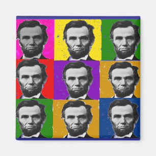 Abraham Lincoln-Kunst-Geschenke---Einzigartige 9 Magnet
