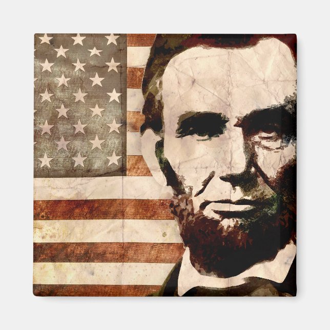 Abraham Lincoln Magnet (Vorne)