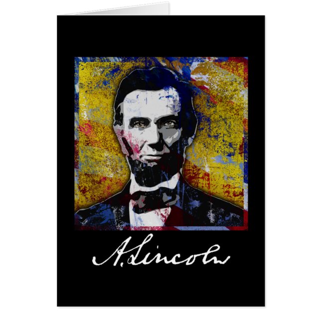 Abraham Lincoln - Malerei (Vorne)